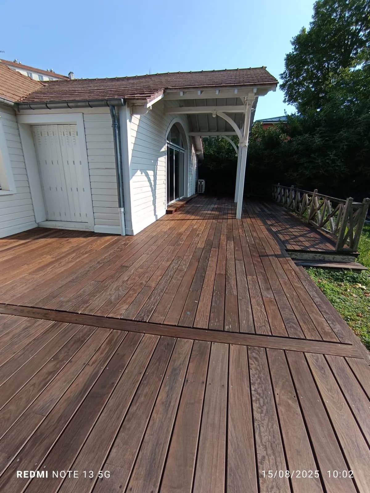 Rénovation terrasse en IPé à Chatou (78) — L'Atelier WillBois