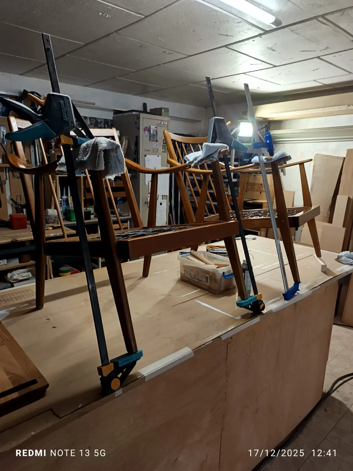 Rénovation de fauteuil en bois — Montesson (78)